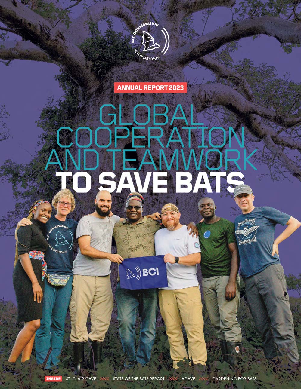 Bat Conservation International 2023 Annual Report cover