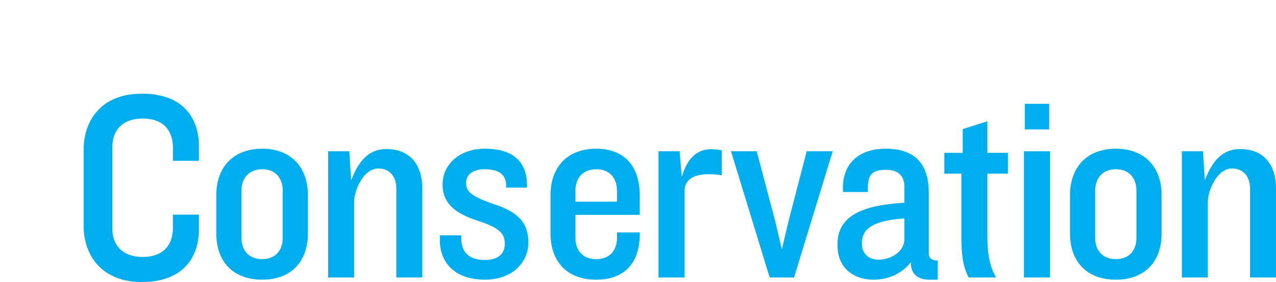 Collaboration for Conservation typography