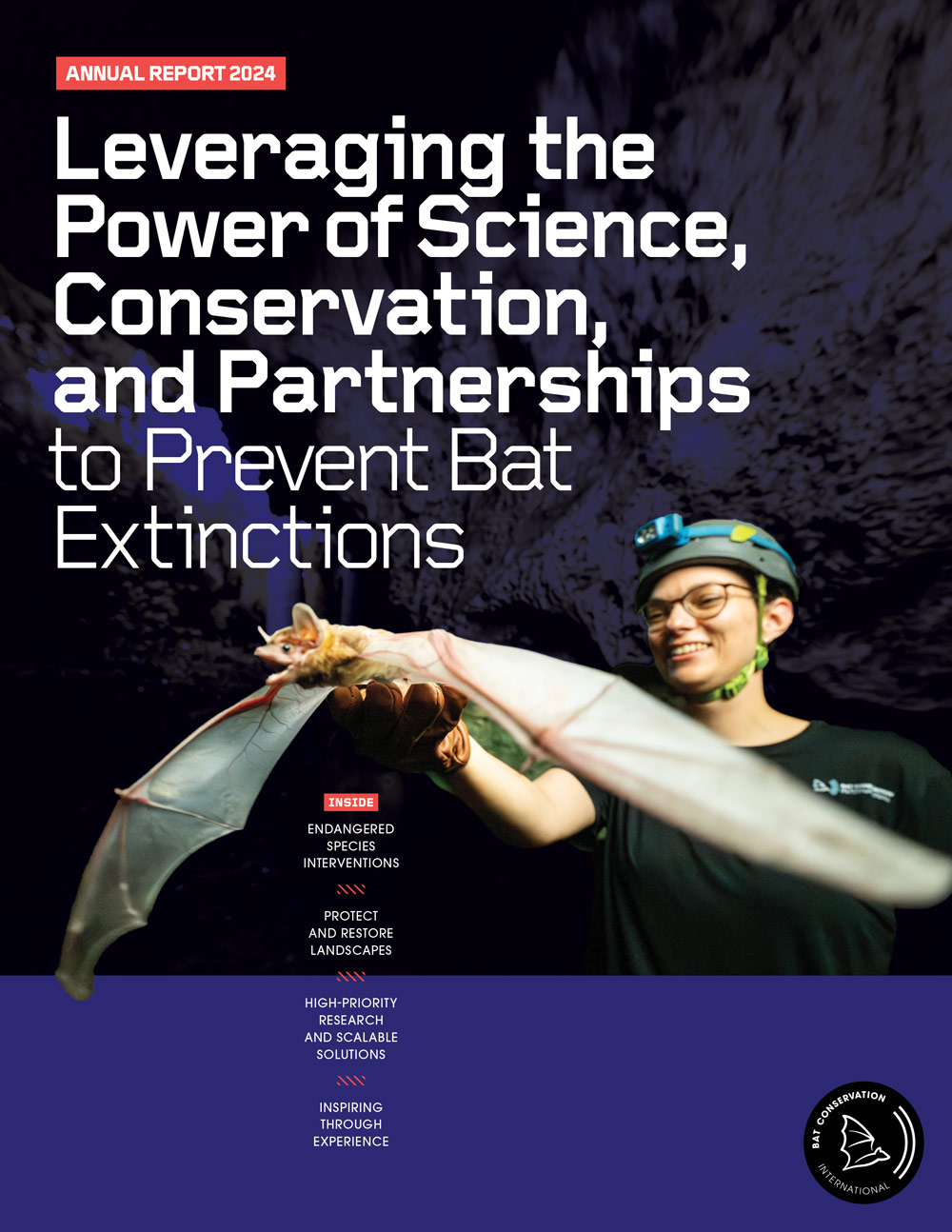 Bat Conservation International 2024 Annual Report cover