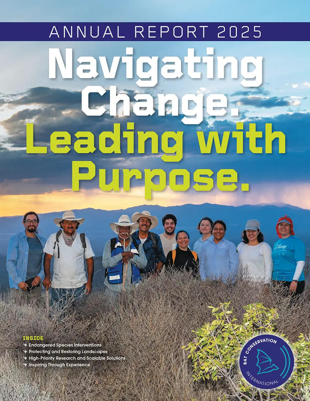 Bat Conservation International 2025 Annual Report cover