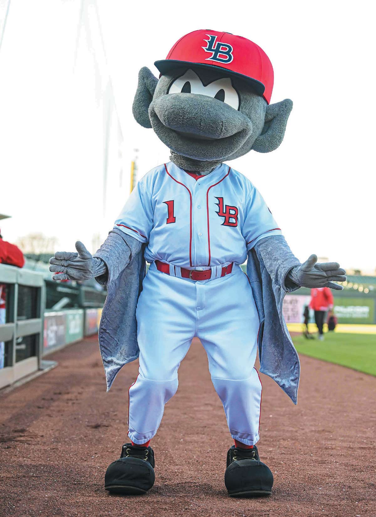 Louisville Bats mascot Buddy Bat