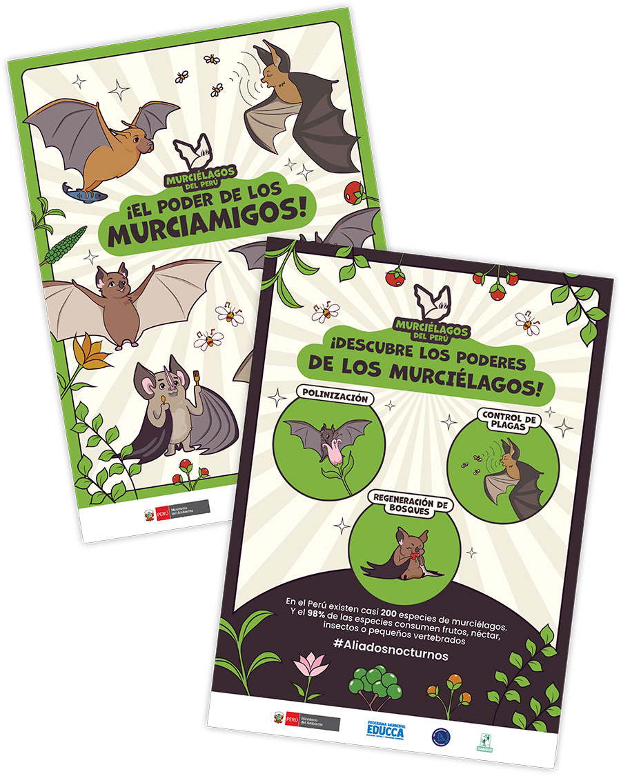posters from the Bat Kit of Peru